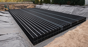 Bloc d'infiltration des eaux pluviales