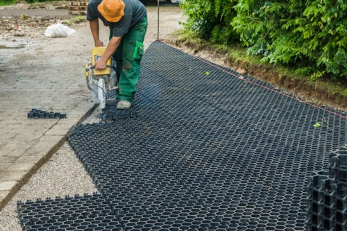 RitterDal gras zijn grasplaten met een honingraatstuctuur dat zorgt voor een maximum aan stabiliteit - MatGeco